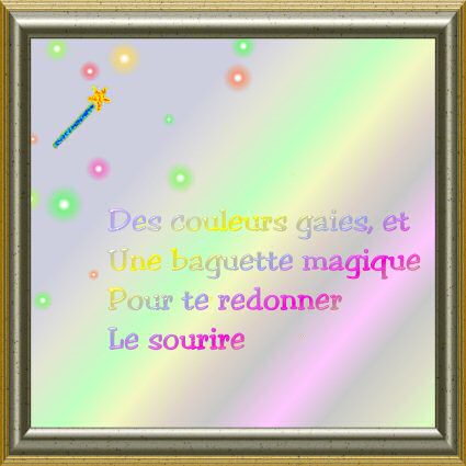 DES COULEURS MAGIQUES POUR UN SOURIRE A EN MOURIR